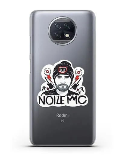 Чехол с иллюстрацией Noize MC силиконовый для Xiaomi Redmi Note 9T