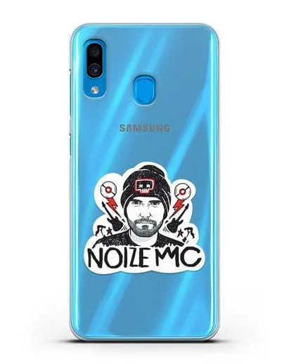 Чехол с иллюстрацией Noize MC силиконовый для Samsung Galaxy A30 [SM-A305FN]