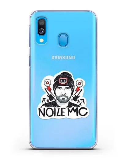 Чехол с иллюстрацией Noize MC силиконовый для Samsung Galaxy A40 [SM-A405F]