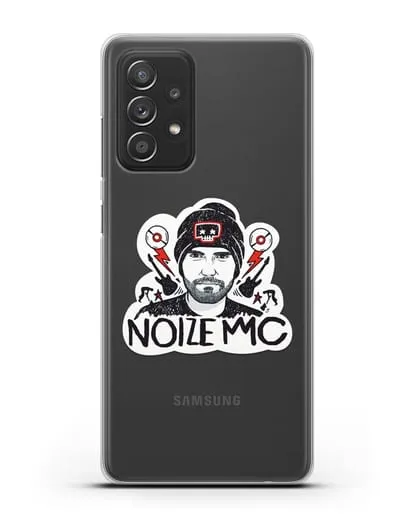 Чехол с иллюстрацией Noize MC силиконовый для Samsung Galaxy A53