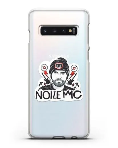 Чехол с иллюстрацией Noize MC силиконовый для Samsung Galaxy S10 [SM-G973F]