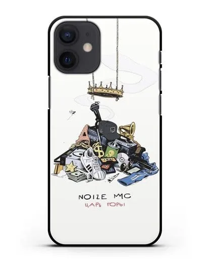 Чехол с иллюстрацией Noize MC Царь горы силиконовый для iPhone 12 mini