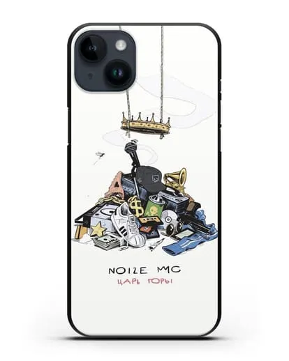Чехол с иллюстрацией Noize MC Царь горы силиконовый для iPhone 14 Plus