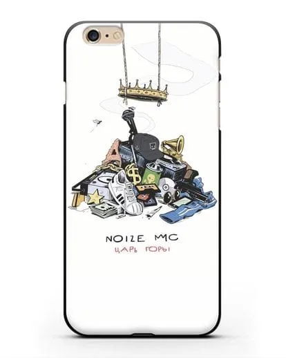 Чехол с иллюстрацией Noize MC Царь горы силиконовый для iPhone 6s Plus