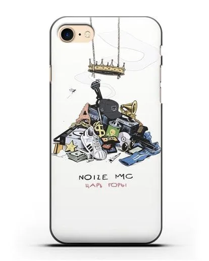 Чехол с иллюстрацией Noize MC Царь горы силиконовый для iPhone 7