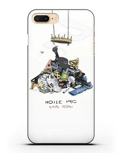 Чехол с иллюстрацией Noize MC Царь горы силиконовый для iPhone 7 Plus