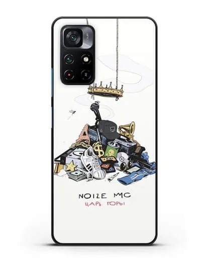 Чехол с иллюстрацией Noize MC Царь горы силиконовый для Xiaomi Poco M4 Pro 5G