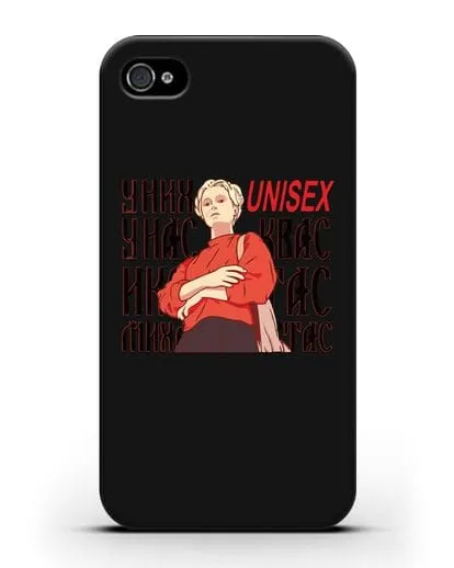 Чехол с иллюстрацией Монеточка У них унисекс силиконовый для iPhone 4/4s