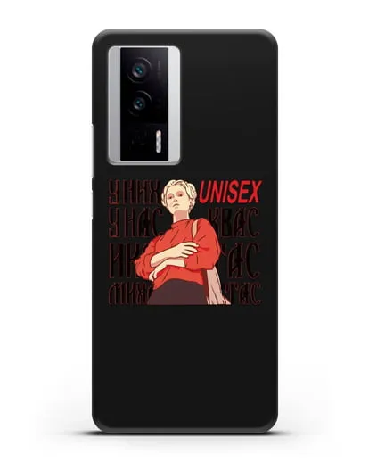 Чехол с иллюстрацией Монеточка У них унисекс силиконовый для Xiaomi Poco F5 Pro