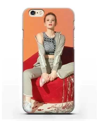 Чехол с фотографией Монеточка силиконовый для iPhone 6