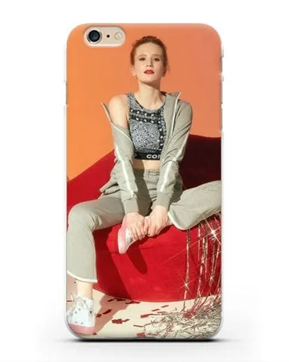 Чехол с фотографией Монеточка силиконовый для iPhone 6s Plus