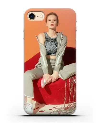 Чехол с фотографией Монеточка силиконовый для iPhone 7