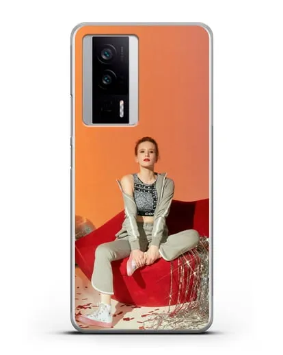 Чехол с фотографией Монеточка силиконовый для Xiaomi Poco F5 Pro