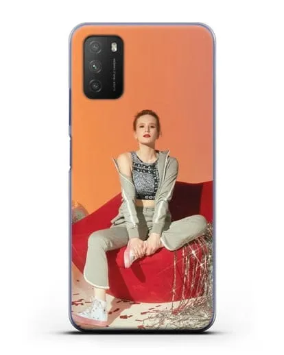 Чехол с фотографией Монеточка силиконовый для Xiaomi Poco M3