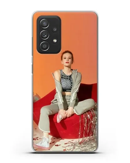 Чехол с фотографией Монеточка силиконовый для Samsung Galaxy A53