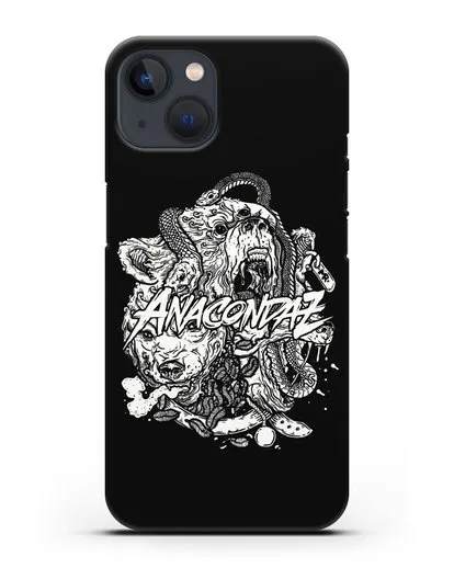Чехол с символикой Anacondaz силиконовый для iPhone 13