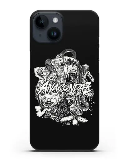 Чехол с символикой Anacondaz силиконовый для iPhone 14