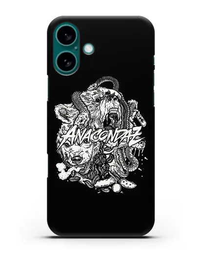 Чехол с символикой Anacondaz силиконовый для iPhone 16 Plus