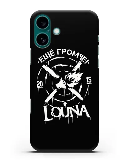 Чехол Louna Ещё громче силиконовый для iPhone 16 Plus