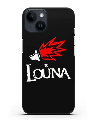 Чехол с логотипом Louna силиконовый для iPhone 14