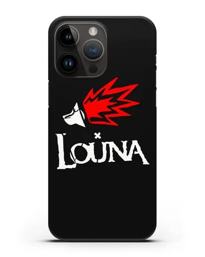 Чехол с логотипом Louna силиконовый для iPhone 14 Pro Max