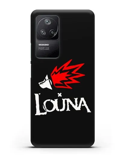 Чехол с логотипом Louna силиконовый для Xiaomi Poco F4