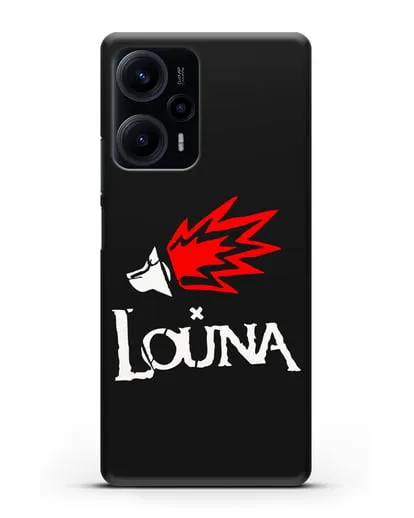 Чехол с логотипом Louna силиконовый для Xiaomi Poco F5