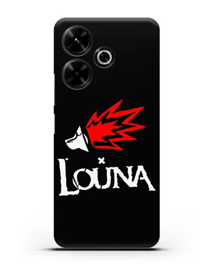 Чехол с логотипом Louna силиконовый для Xiaomi Poco M6