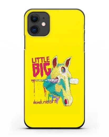 Чехол с иллюстрацией Little Big Dead unicorn силиконовый для iPhone 11