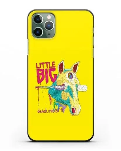 Чехол с иллюстрацией Little Big Dead unicorn силиконовый для iPhone 11 Pro