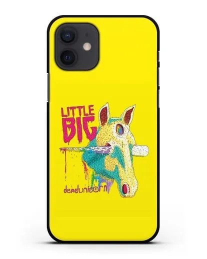 Чехол с иллюстрацией Little Big Dead unicorn силиконовый для iPhone 12