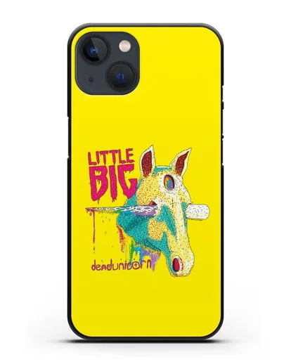 Чехол с иллюстрацией Little Big Dead unicorn силиконовый для iPhone 13