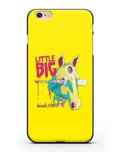Чехол с иллюстрацией Little Big Dead unicorn силиконовый для iPhone 6 Plus