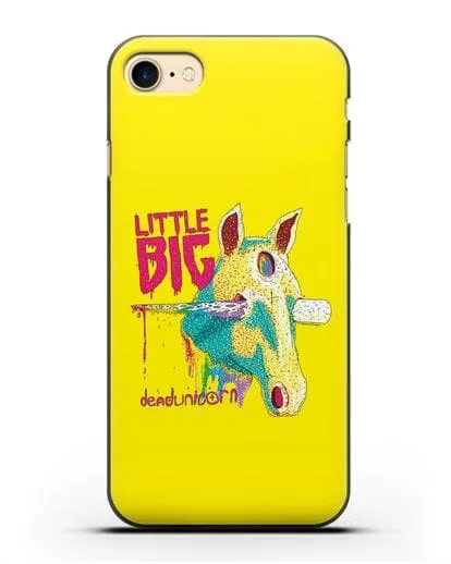 Чехол с иллюстрацией Little Big Dead unicorn силиконовый для iPhone 8