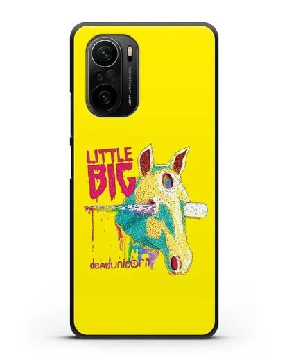 Чехол с иллюстрацией Little Big Dead unicorn силиконовый для Xiaomi Poco F3