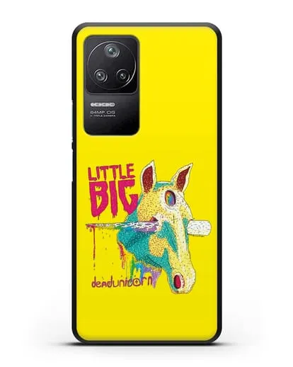 Чехол с иллюстрацией Little Big Dead unicorn силиконовый для Xiaomi Poco F4