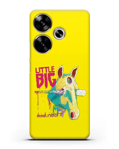 Чехол с иллюстрацией Little Big Dead unicorn силиконовый для Xiaomi Poco F6