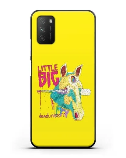Чехол с иллюстрацией Little Big Dead unicorn силиконовый для Xiaomi Poco M3