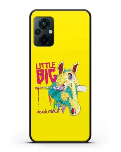 Чехол с иллюстрацией Little Big Dead unicorn силиконовый для Xiaomi Poco M5