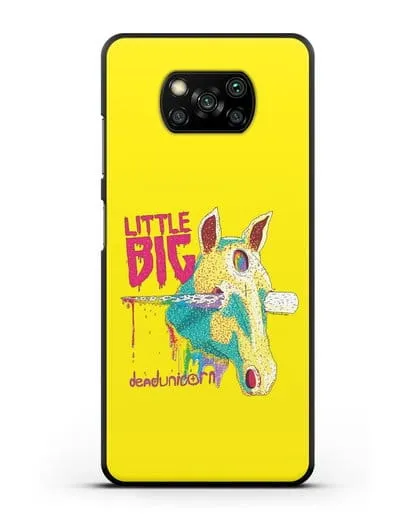 Чехол с иллюстрацией Little Big Dead unicorn силиконовый для Xiaomi Poco X3
