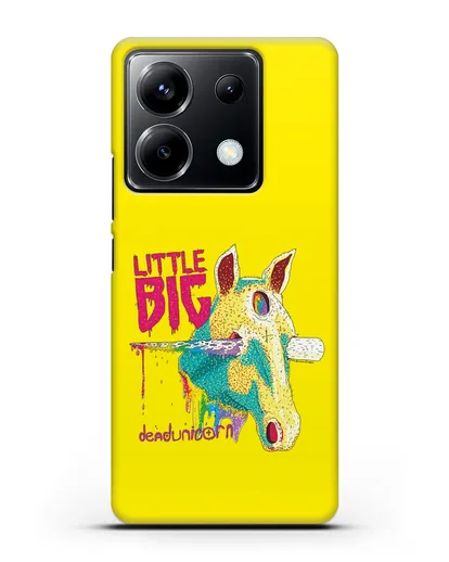 Чехол с иллюстрацией Little Big Dead unicorn силиконовый для Xiaomi Poco X6