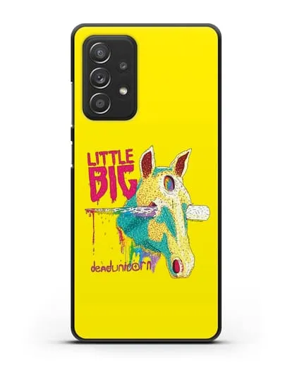 Чехол с иллюстрацией Little Big Dead unicorn силиконовый для Samsung Galaxy A53