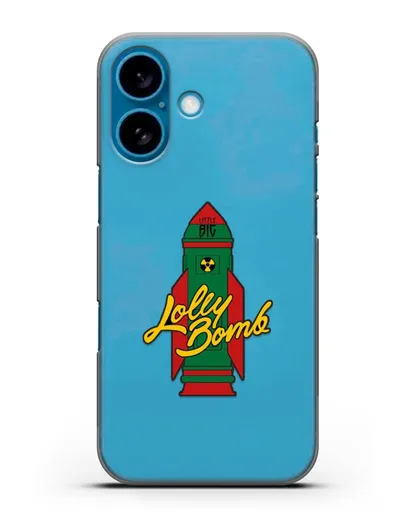 Чехол с иллюстрацией Little Big LollyBomb силиконовый для iPhone 16
