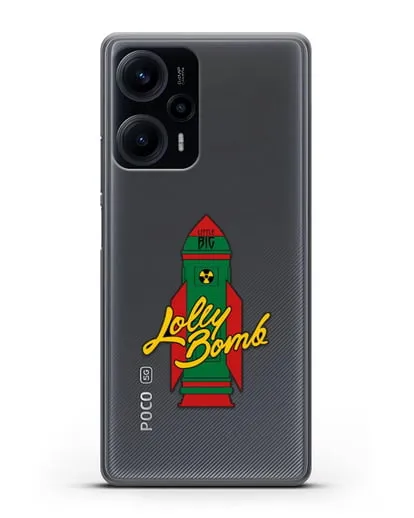 Чехол с иллюстрацией Little Big LollyBomb силиконовый для Xiaomi Poco F5