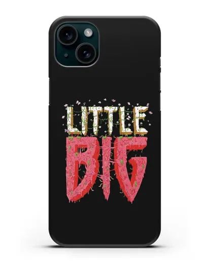 Чехол с логотипом Little Big силиконовый для iPhone 15 Plus