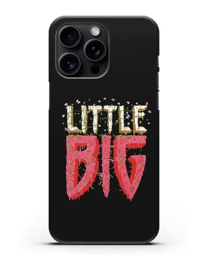Чехол с логотипом Little Big силиконовый для iPhone 15 Pro Max
