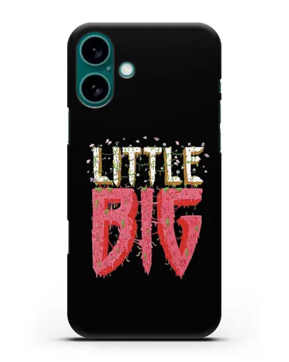 Чехол с логотипом Little Big силиконовый для iPhone 16 Plus