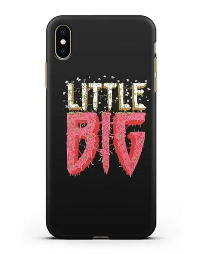 Чехол с логотипом Little Big силиконовый для iPhone XS Max