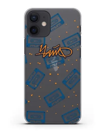 Чехол с иллюстрацией Чайф Кассеты силиконовый для iPhone 12 mini