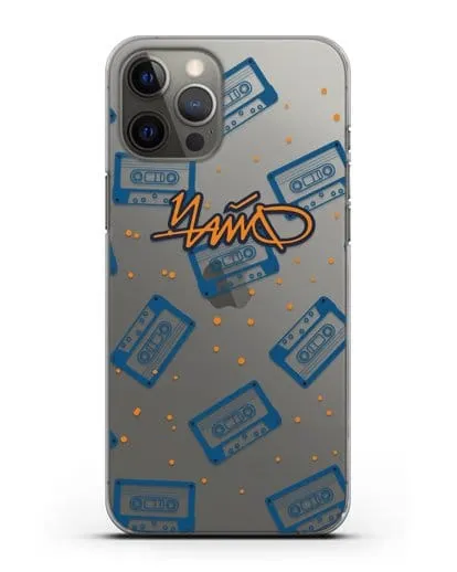 Чехол с иллюстрацией Чайф Кассеты силиконовый для iPhone 12 Pro Max